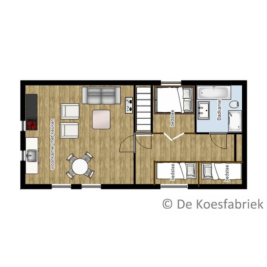 Appartement De Koesfabriek Centrum Dokkum Exterior foto